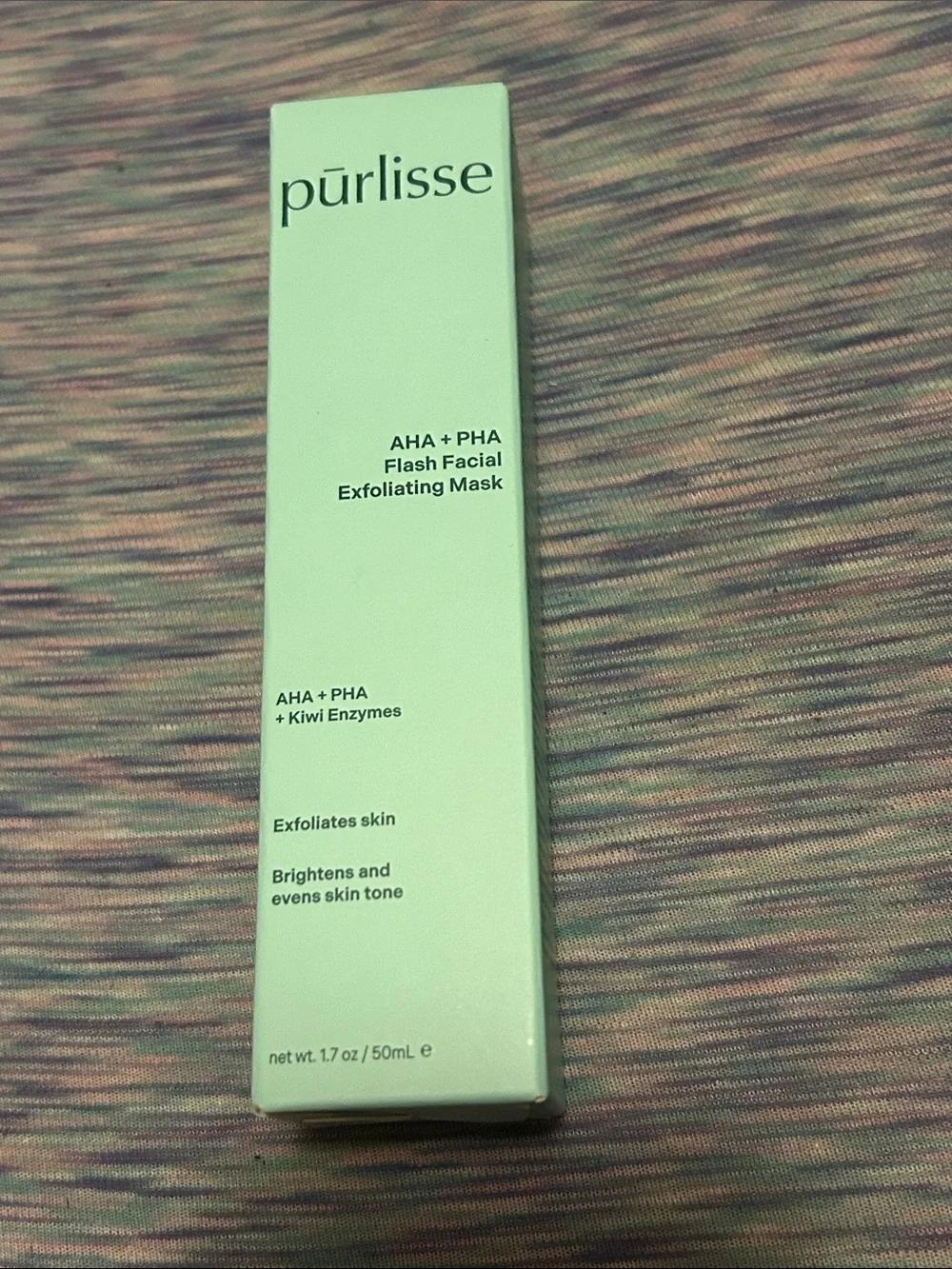 purlisse Mint Green AHA + PHA Flash Facial Exfoliating Mask